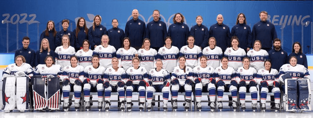 USA women's Olympic hockey team