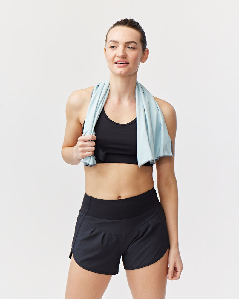Sheva Women's High Rise Running Shorts - Black