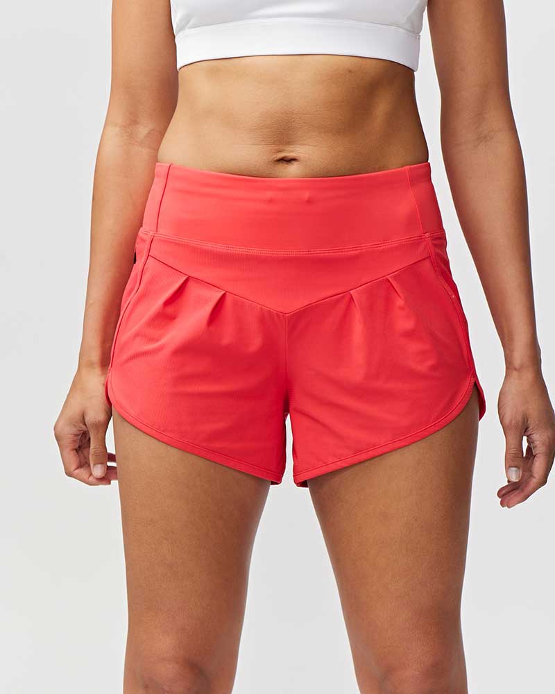 Sheva Women's High Rise Running Shorts - Black
