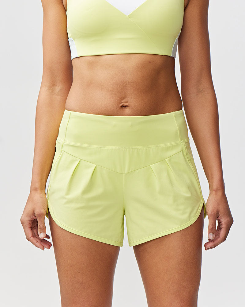 Sheva Women's High Rise Running Shorts - Black