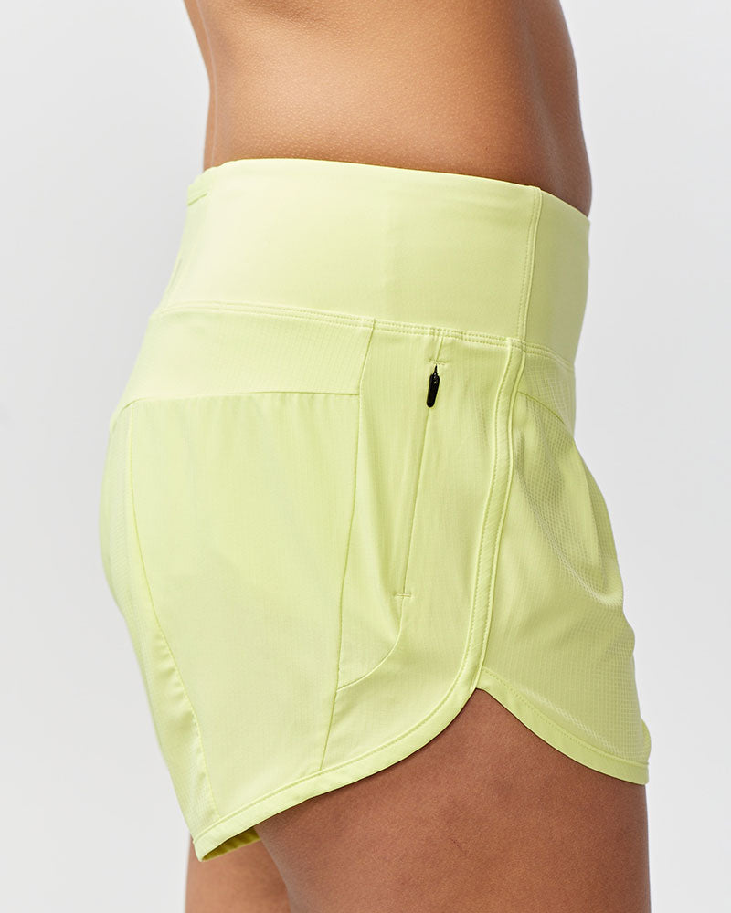 Sheva Women's High Rise Running Shorts - Black