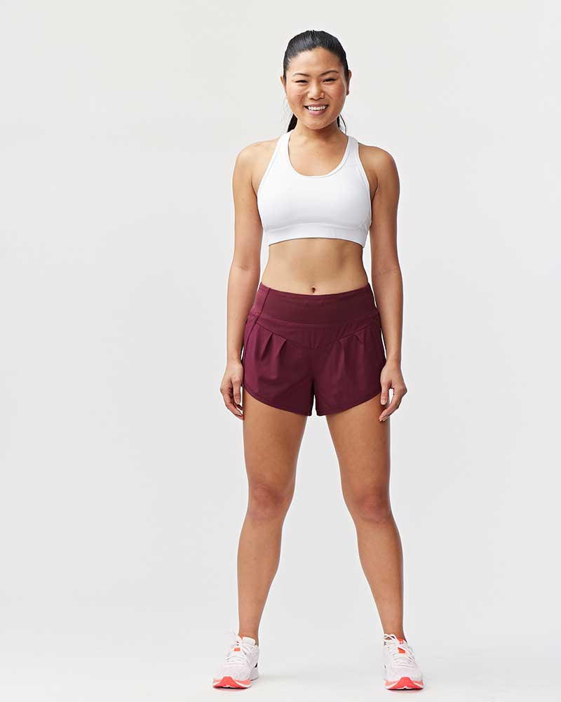 Sheva Women's High Rise Running Shorts - Black