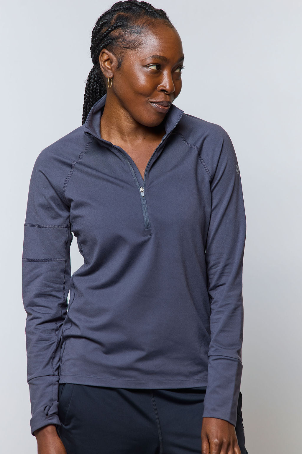Foudy Mid-Weight Long Sleeve ½ Zip Top