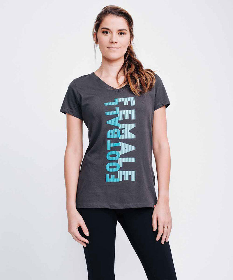 Football is Female T-Shirt Front