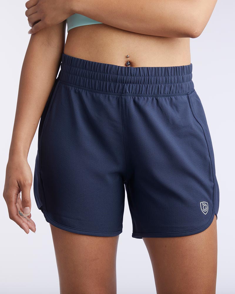 Athletic running shorts women's online